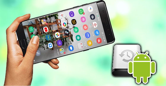 Cách khôi phục dữ liệu Android: Hình ảnh minh họa quá trình khôi phục dữ liệu từ bản sao lưu hệ thống trên thiết bị Android