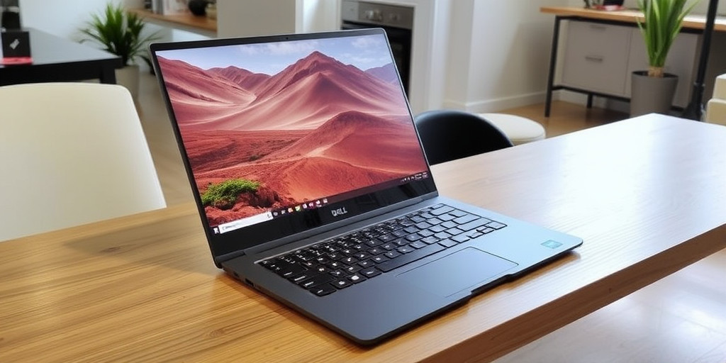 Dell XPS 15 với thiết kế mỏng nhẹ, màn hình 4K OLED sắc nét, phù hợp cho công việc và giải trí.