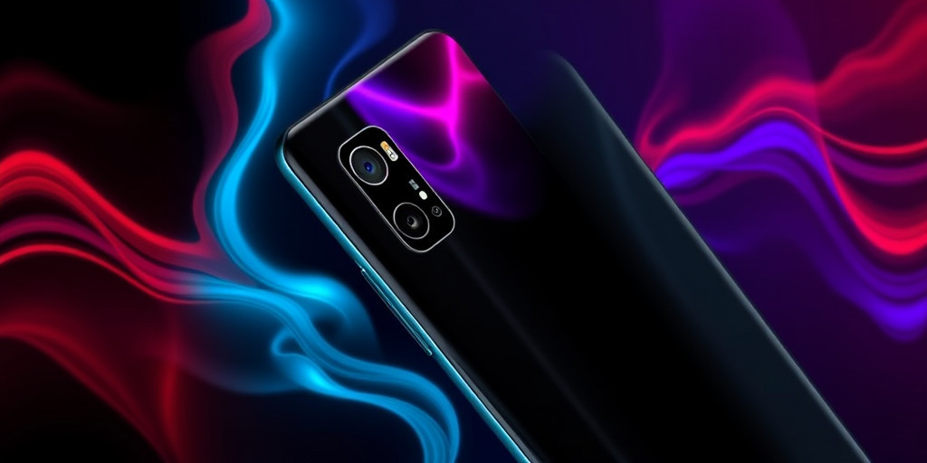 Điện thoại Nubia RedMagic 7S Pro màu đen với giao diện game hiển thị trên màn hình