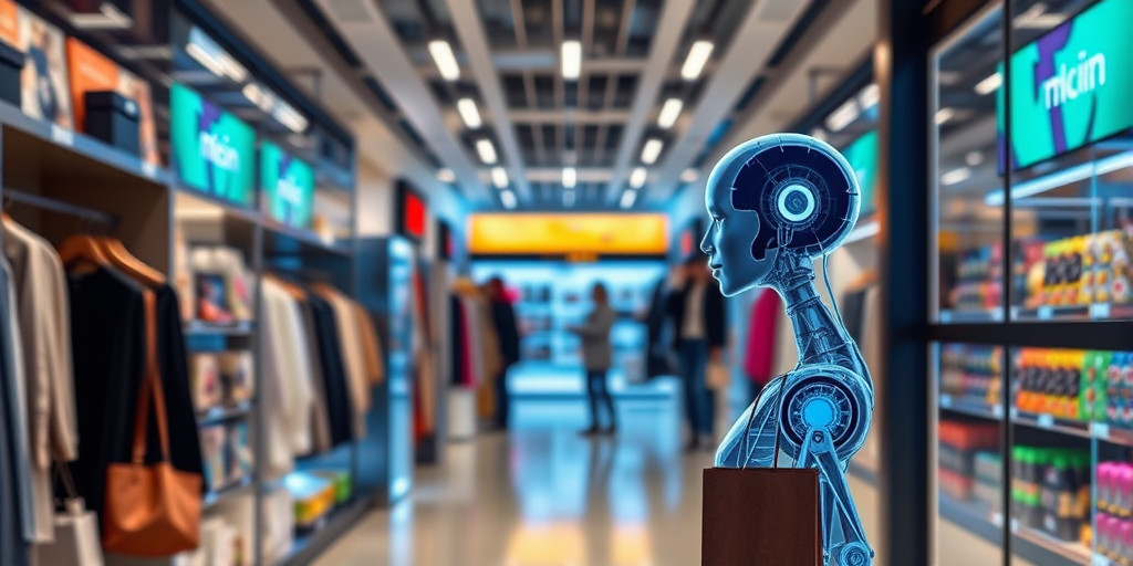 Hình ảnh minh họa về ứng dụng AI trong mua sắm và trải nghiệm người dùng.