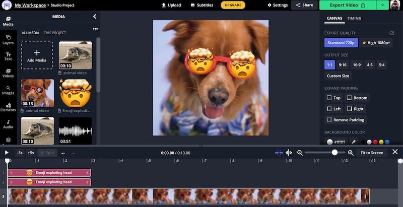 Kapwing - Nền tảng chỉnh sửa video trực tuyến miễn phí