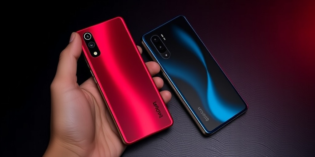 Lenovo Legion Phone Duel 2 màu trắng xám, hiển thị giao diện chơi game trên màn hình