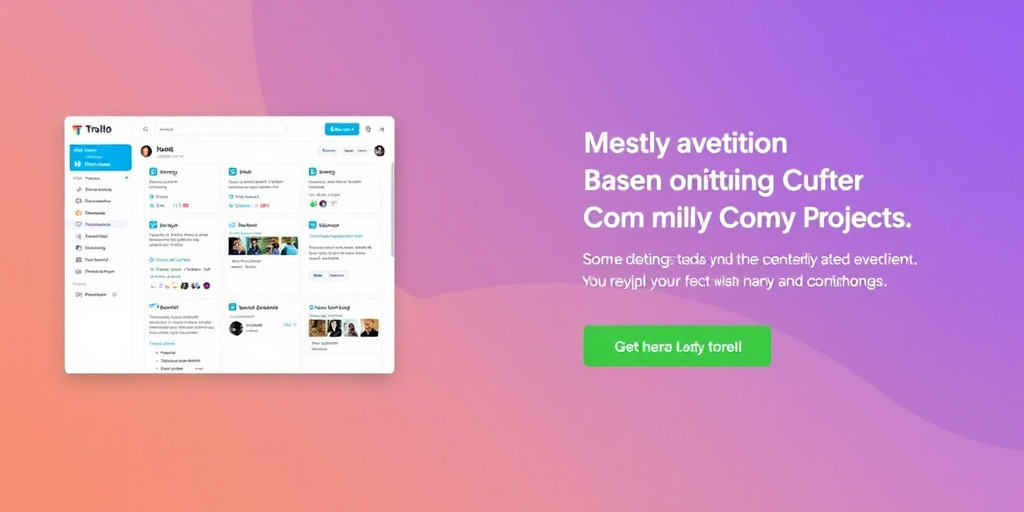 Trello: Công cụ quản lý dự án trực quan, sử dụng bảng, danh sách và thẻ để theo dõi tiến độ, phân chia nhiệm vụ và tổ chức dự án hiệu quả.