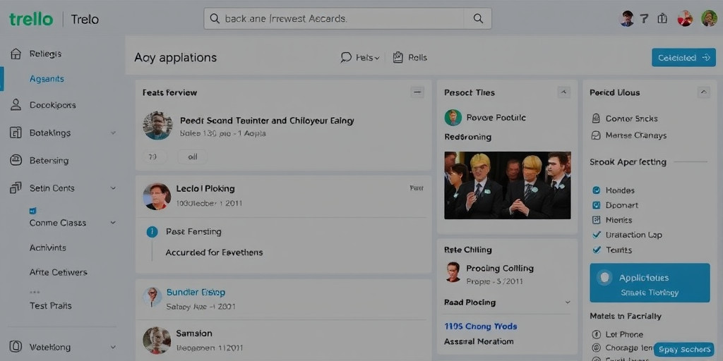 Ứng dụng Trello giúp quản lý dự án theo phương pháp Kanban với giao diện trực quan và hỗ trợ cộng tác nhóm.